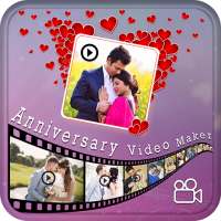 Anniversary Video Maker with Song & Music logo
