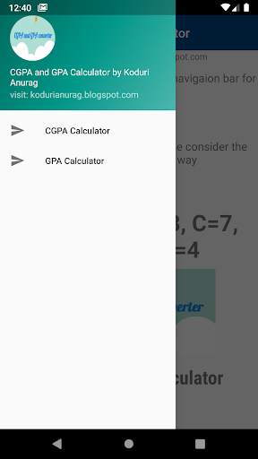CGPA and GPA calculator screenshot 4