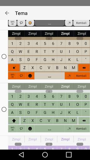 Zimpl Keyboard screenshot 5