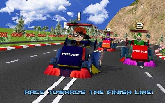 Kids Police Car Racing screenshot 9