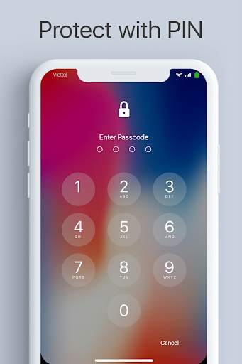 Lock Screen Style i-OS 13 screenshot 4