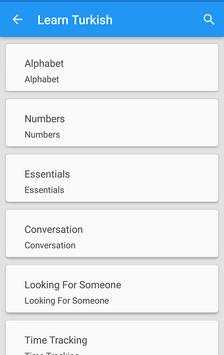 Learn Turkish screenshot 1