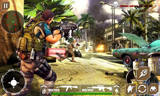 Commando Encounter Attack - Free Firing offline screenshot 3