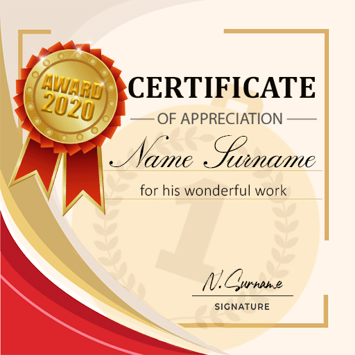 Certificate Maker 2020 📜 Templates and Designs icon