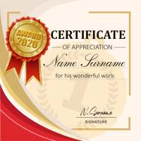 Certificate Maker 2020 📜 Templates and Designs logo