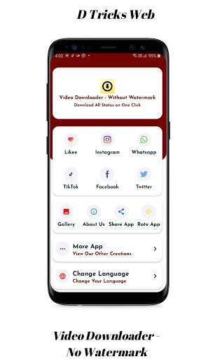 Video Downloader - Without Watermark screenshot 1