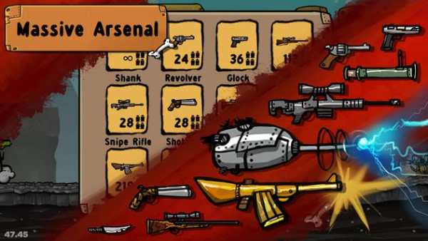 Puppy Shooting an AK-47: Platformer Zombie Game screenshot 2