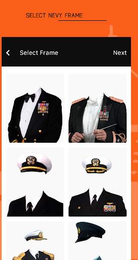 Navy Photo Suit Editor screenshot 2