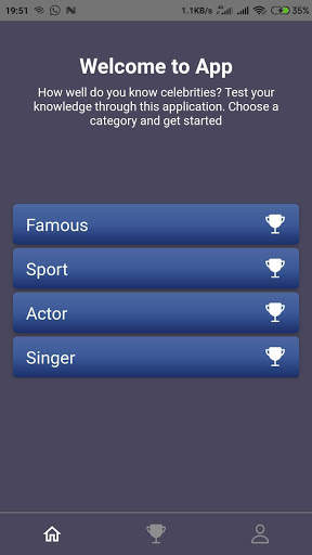 Quiz App Celebrities screenshot 1