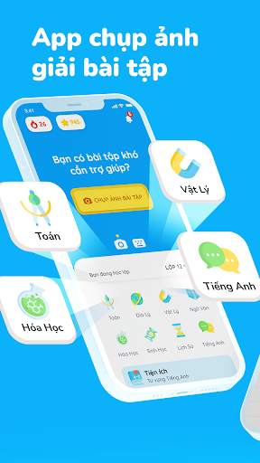 Dicamon: Giải Toán Lý Hoá Anh screenshot 1
