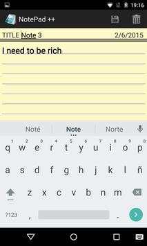 Notepad    for Android screenshot 3