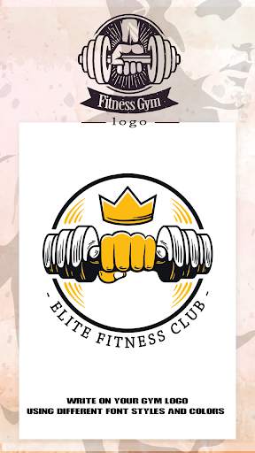Fitness Gym Logo Design Maker screenshot 3
