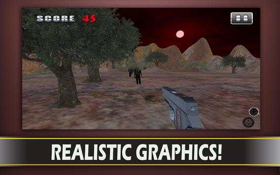 Alien Zombie Sniper Serangan screenshot 8