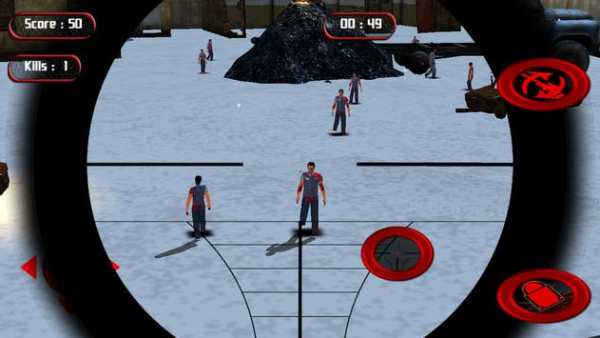 sniper 3D zombie pemburu screenshot 2
