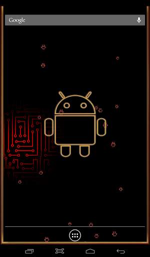 Droid 3D Live Wallpaper screenshot 1