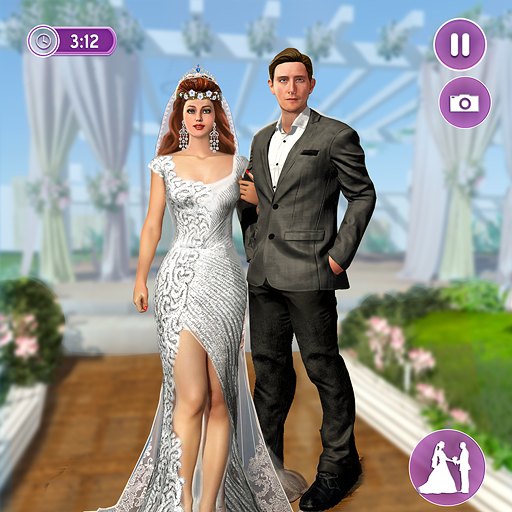 Newlywed Happy Couple Family icon