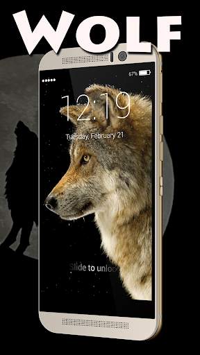 Wolf Lock Screen screenshot 3