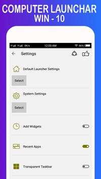 COMPUTER LAUNCHER 10 PRO -NEW 2019 screenshot 4