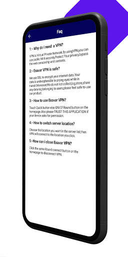 Exavar - Free Vip VPN screenshot 6