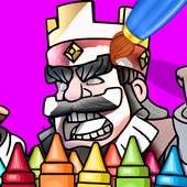 Clash Royale  Coloring book -Coloring Clash Royale иконка