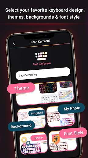 Neon LED Light Keyboard स्क्रीनशॉट 7