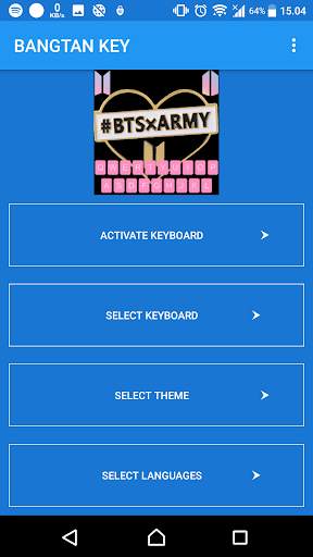 BANGTAN KEYBOARD स्क्रीनशॉट 1