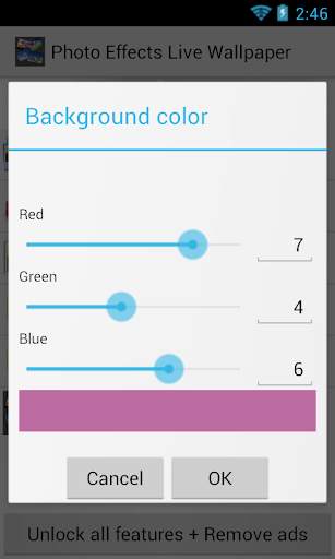 Photo Effects Live Wallpaper screenshot 3