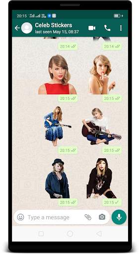 Taylor Swift WAStickerApps : Stickers 4 Whatsapp screenshot 4
