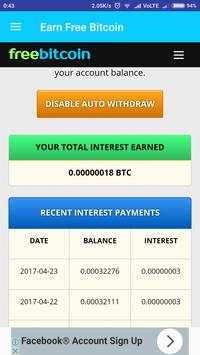 Earn Free Bitcoin स्क्रीनशॉट 5
