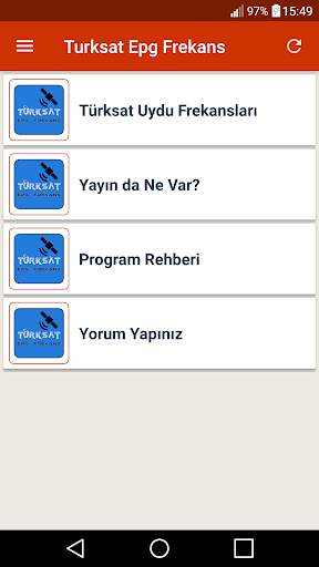 Türksat EPG Frekans screenshot 2