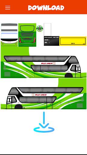 Livery Bussid Agra Mas screenshot 7