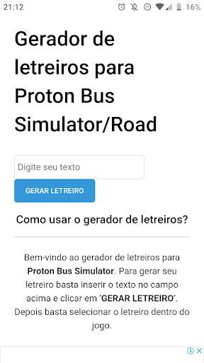 Gerador de Letreiros para Proton Bus Simulator screenshot 3