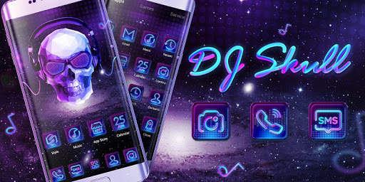 DJ Skull GO Launcher Theme screenshot 5