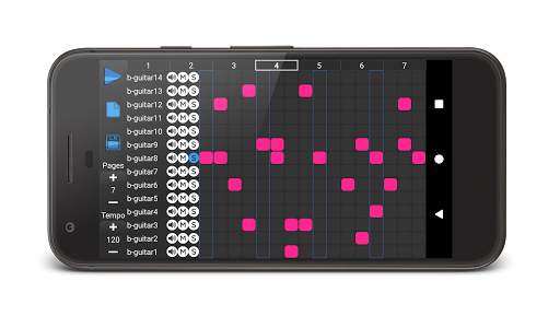 Bass Guitar Drum Machine. Create music screenshot 3