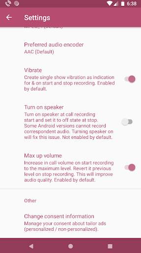 Simple Call Recorder screenshot 4