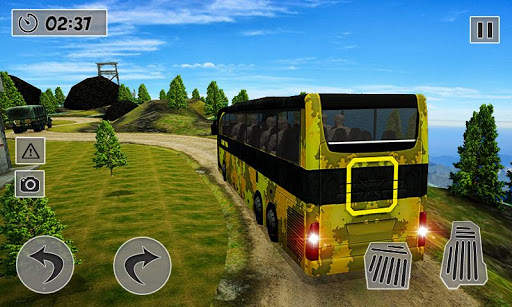 Military Bus Coach Driver: New Driving Simulator screenshot 1