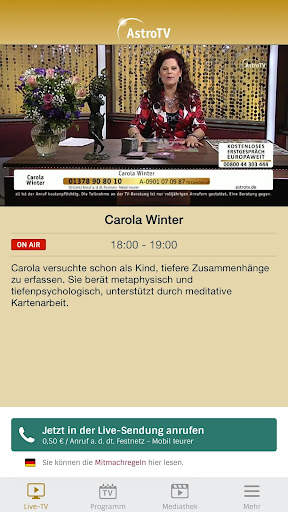 AstroTV - Live Kartenlegen screenshot 1