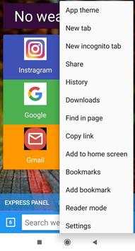 Yes Browser screenshot 2