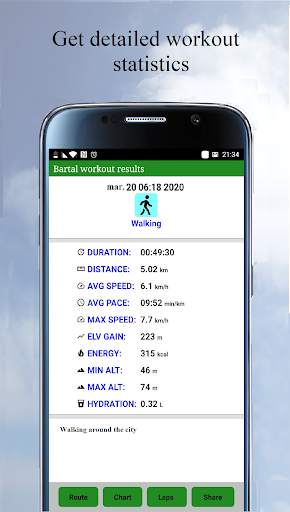 Bartal Sports Tracker-Running,Cycling & Fitness screenshot 2