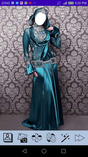 Stylish Arabian Dress Photo Collage screenshot 2