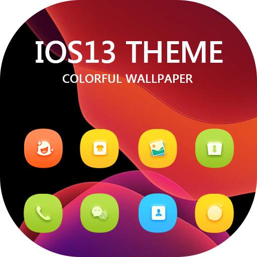 Theme for OS 13 Colorful Glass launcher 2.0.1