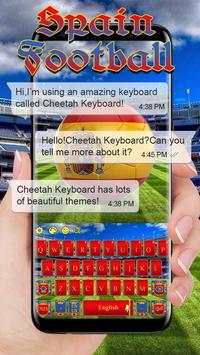 Keyboard Sepak Bola Spanyol screenshot 1