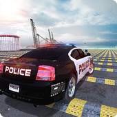 US Police Car Crash Engine Beam: 100  Speed Bumps 1.2