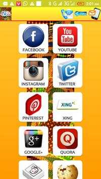 All social media in one app screenshot 1