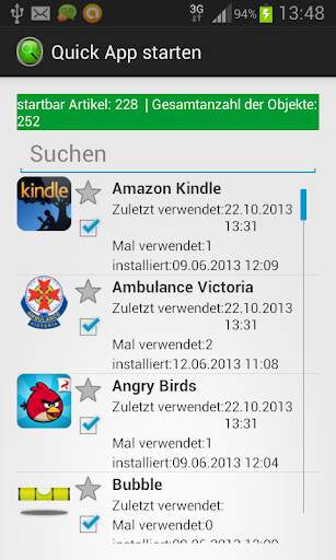 Quick App starten screenshot 1