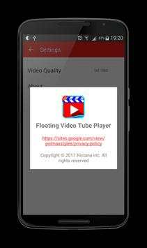 Floating Video Tube Player screenshot 7