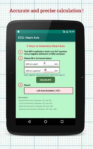 Electrocardiogram (ECG) Rhythm App: Heart Axis screenshot 4