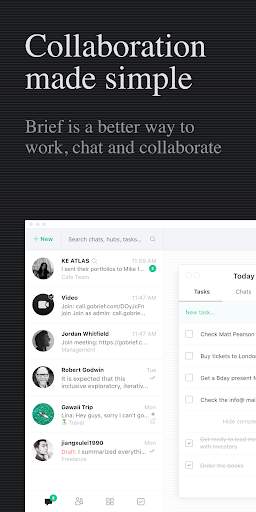 Brief: Team Collaboration Tool скриншот 1