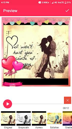 Love Photo Video Maker 2018 - Love Slideshow Maker screenshot 5