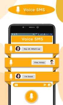 Voice SMS Sender: Write SMS by Voice screenshot 1